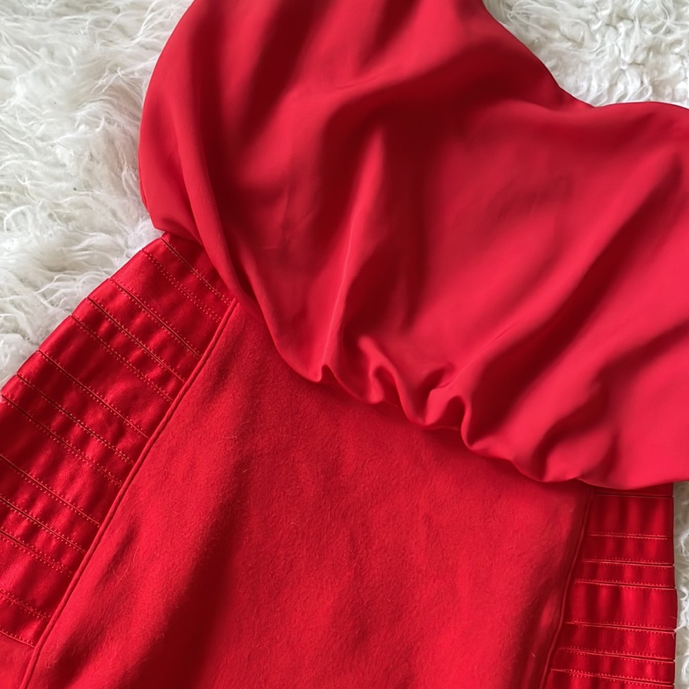 Deep burnt orange dress